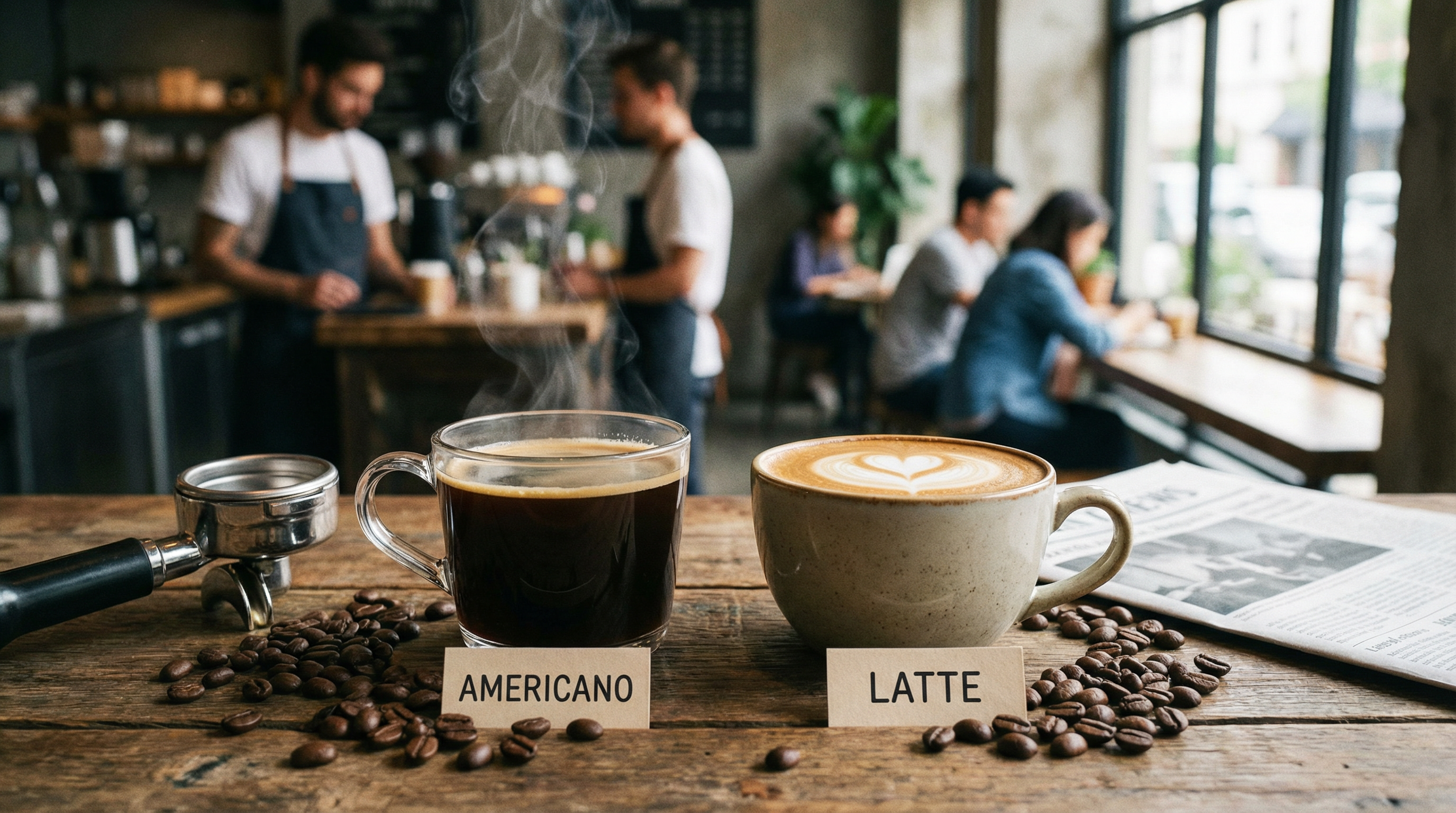 Hero image for Americano vs Latte.